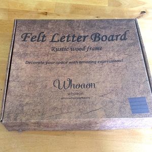 Felt Letter Board